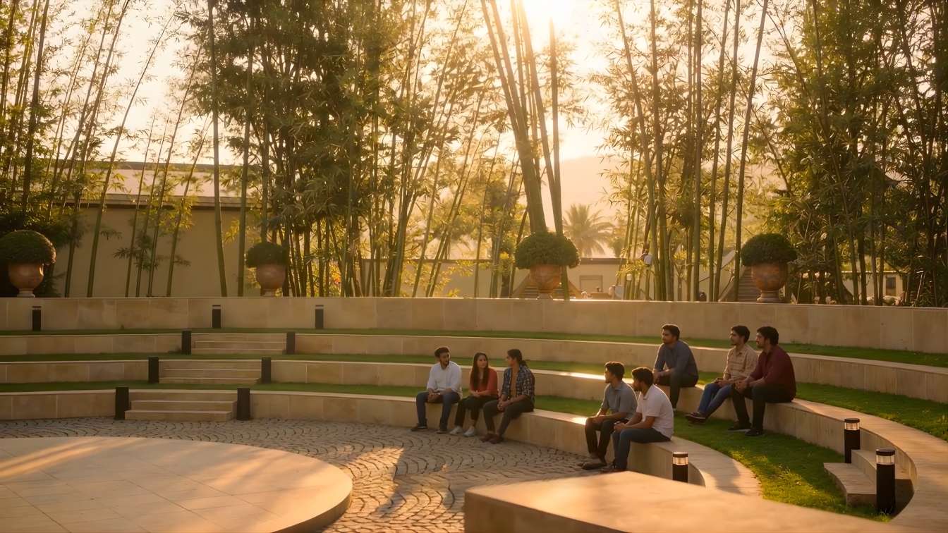 Amphitheatre & Drum Court